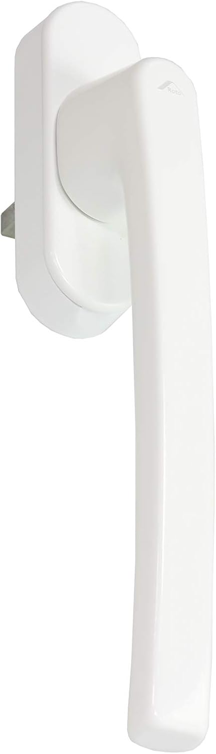  Roto Original Line TS7442 Patio Z Handle With Logo, Circular White, Pen Length 35 Mm, 25 X 3.6 X 6.7