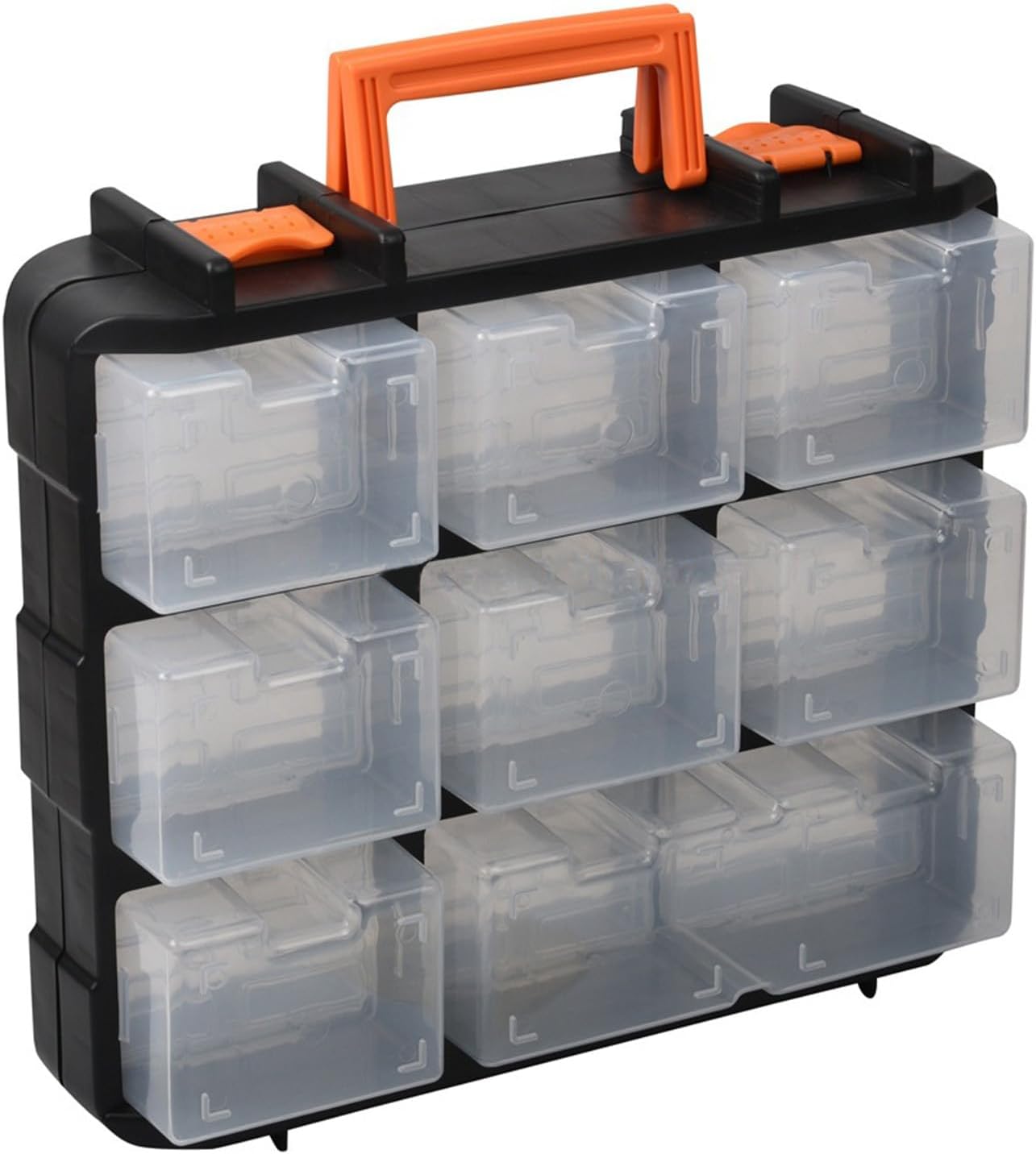  Boîte De Rangement Multifonction Avec Sections Réglables, Idéale Pour Ranger Les Attaches Et Les Petits Accessoires, Boîte à Outils Multi-compartiments