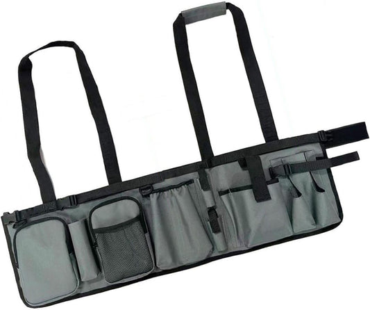  Seau De Rangement Portable Pour Outils, Tissu Ciré, Design De Soutien Automatique, étanche, Fonction Pour Atelier, Camping, Activités, Sac Pliable, Garage, Sac Organisateur De Bricolage