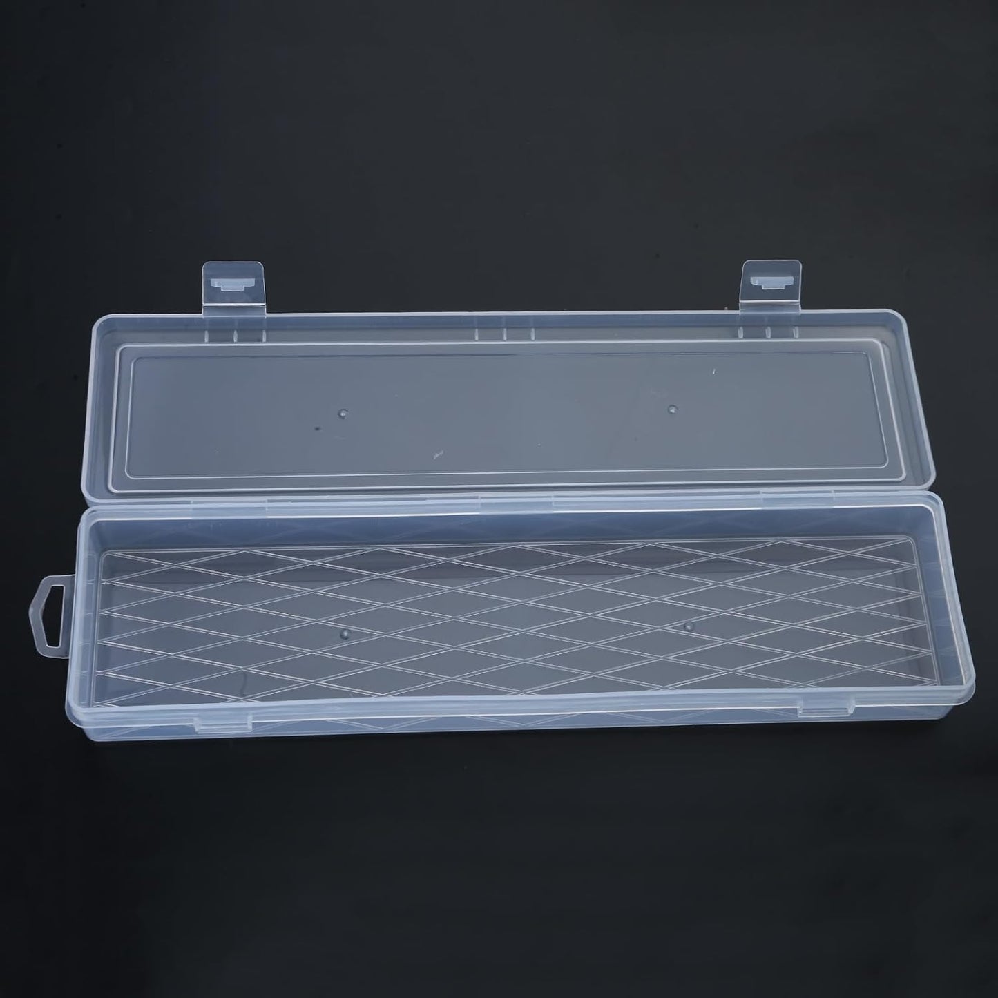  Boîte à Outils Transparente Rectangulaire De 35,6 Cm Pour Techniciens Et Amateurs, Boîte De Rangement D'outils Et D'accessoires