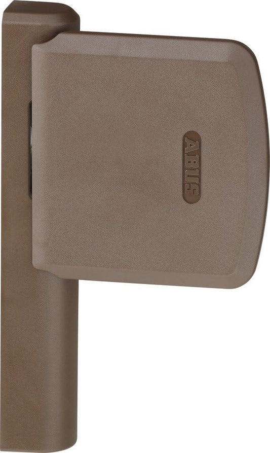  ABUS FAS101 Window Hinge Latch - Extra Lock For Hinges - Security Level 10 - 24490 - Brown