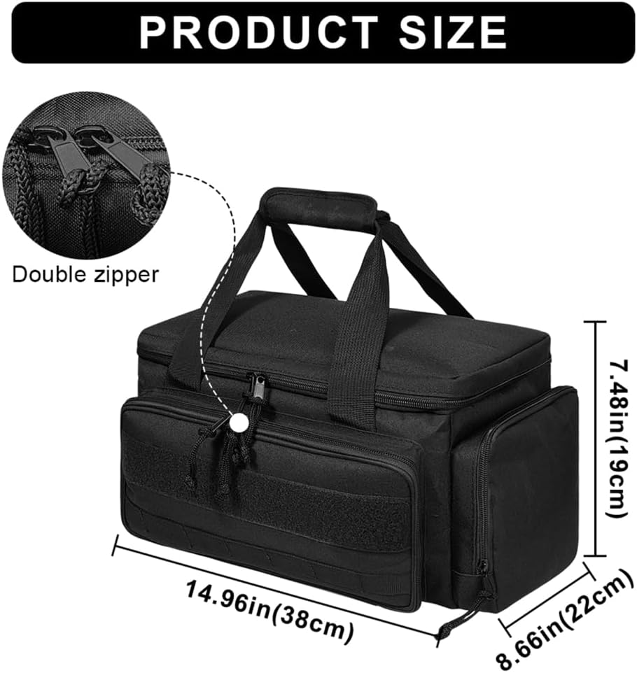  Sac De Travail Multifonction Pour Artisans, électriciens, Charpentiers, Noir