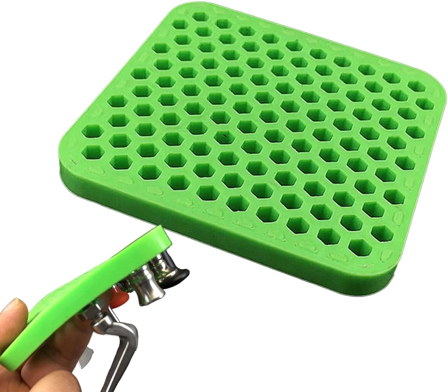  Compact Parts Organiseur De Matériel En Silicone 10,9 X 10,3 X 1 Cm Boîte à Outils Avec Disposition Segmentée, Système De Support D'outils, Style De Design Antidérapant, Rangement De Fixation