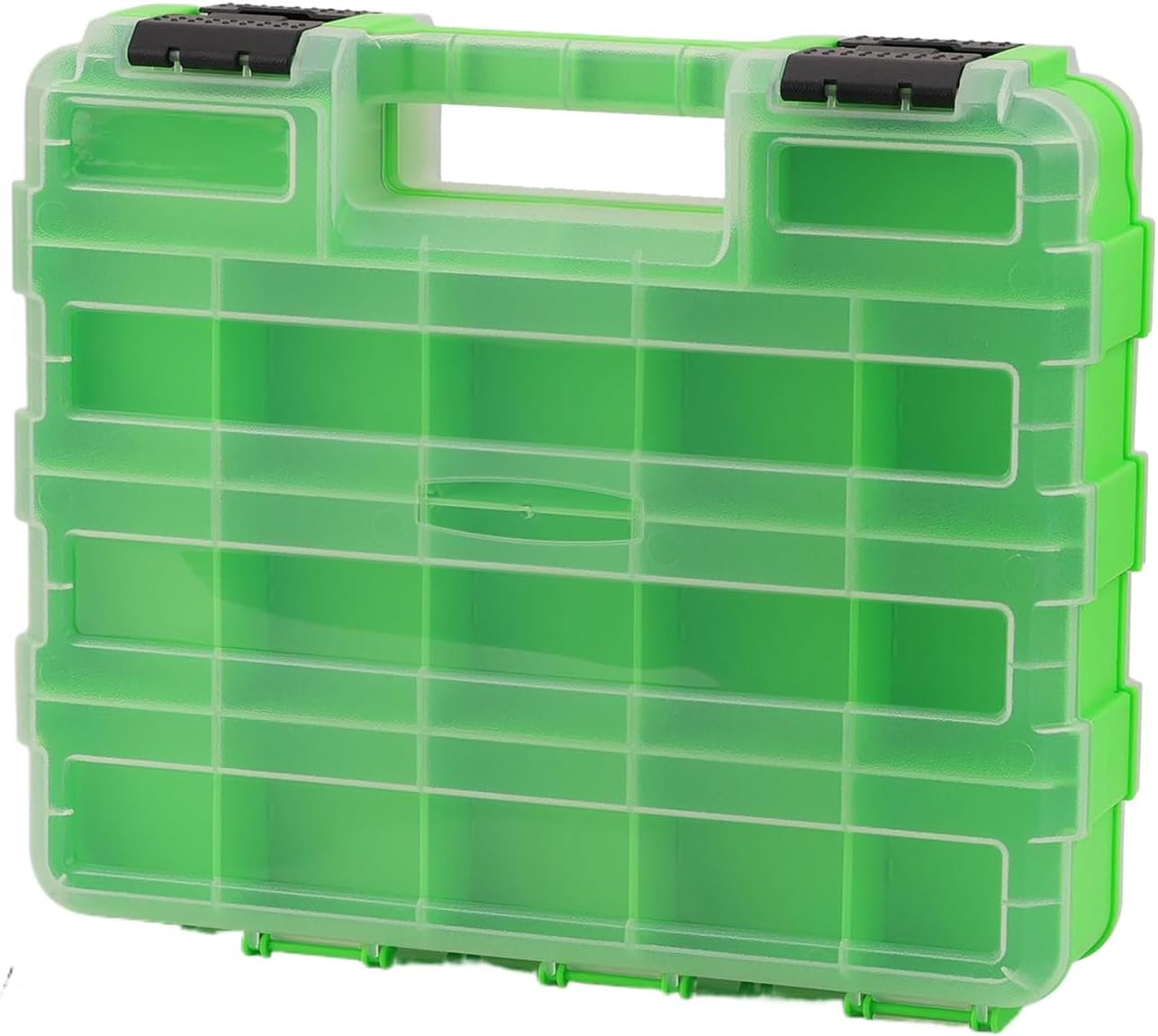GENERIC Boîte à Outils – Boîte à Outils Portable à 34 Compartiments | Conteneur De Quincaillerie Avec Couvercle Transparent – Pour Garage, Maison, Atelier, Matériel De Quincaillerie à Ongles, écrous