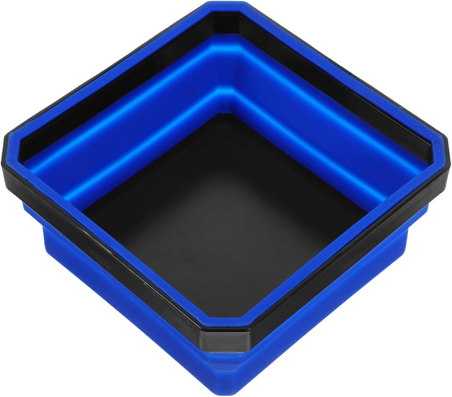  STOBAZA Plateau Magnétique Pliable En Silicone Multifonction Pour Petites Pièces, Caoutchouc Antidérapant, Bleu, Rangement Outils Et Quincaillerie Portable, Usage Quotidien