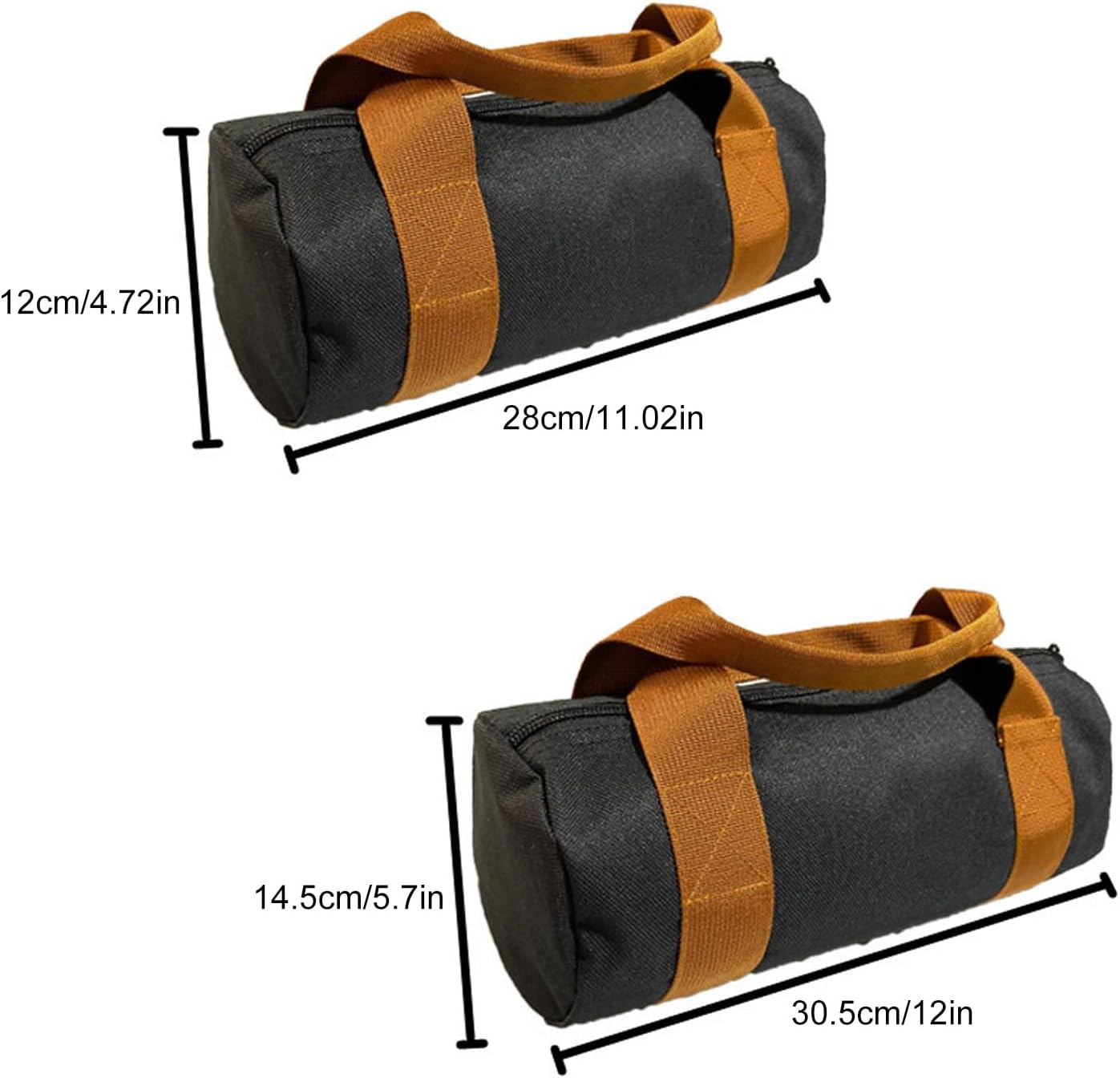  Sac à Outils De Grande Capacité Pour Le Camping Et Les Tâches D'entretien Avec Poches Intérieures Et Améliore La Visibilité. Sac à Main à Outils Robuste