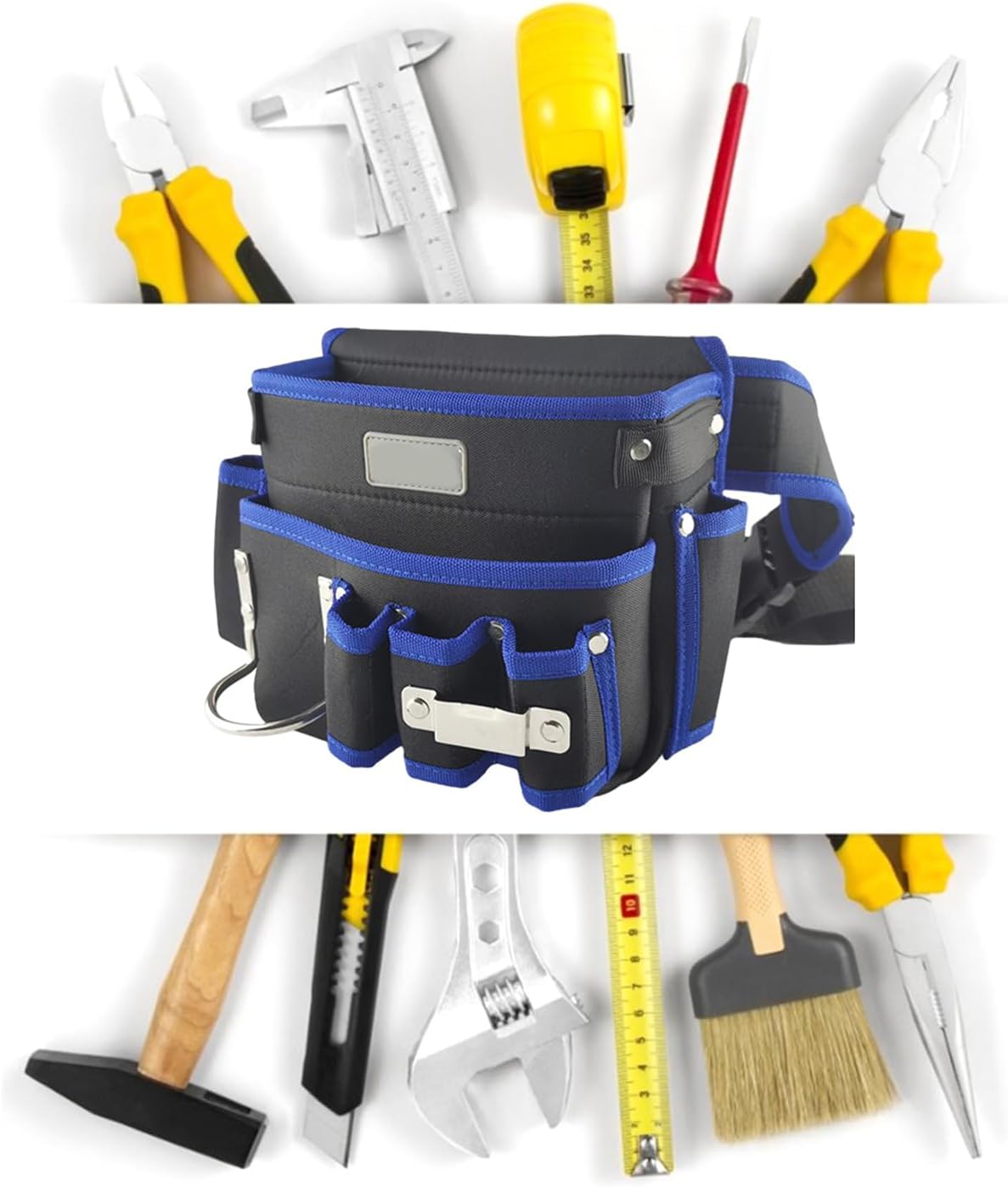  Sac à Outils Pour Le Travail Du Bois, Tablier De Charpentier, Sac Confortable Et Pratique Pour Une Résistance à L'usure Durable, Ceinture Réglable