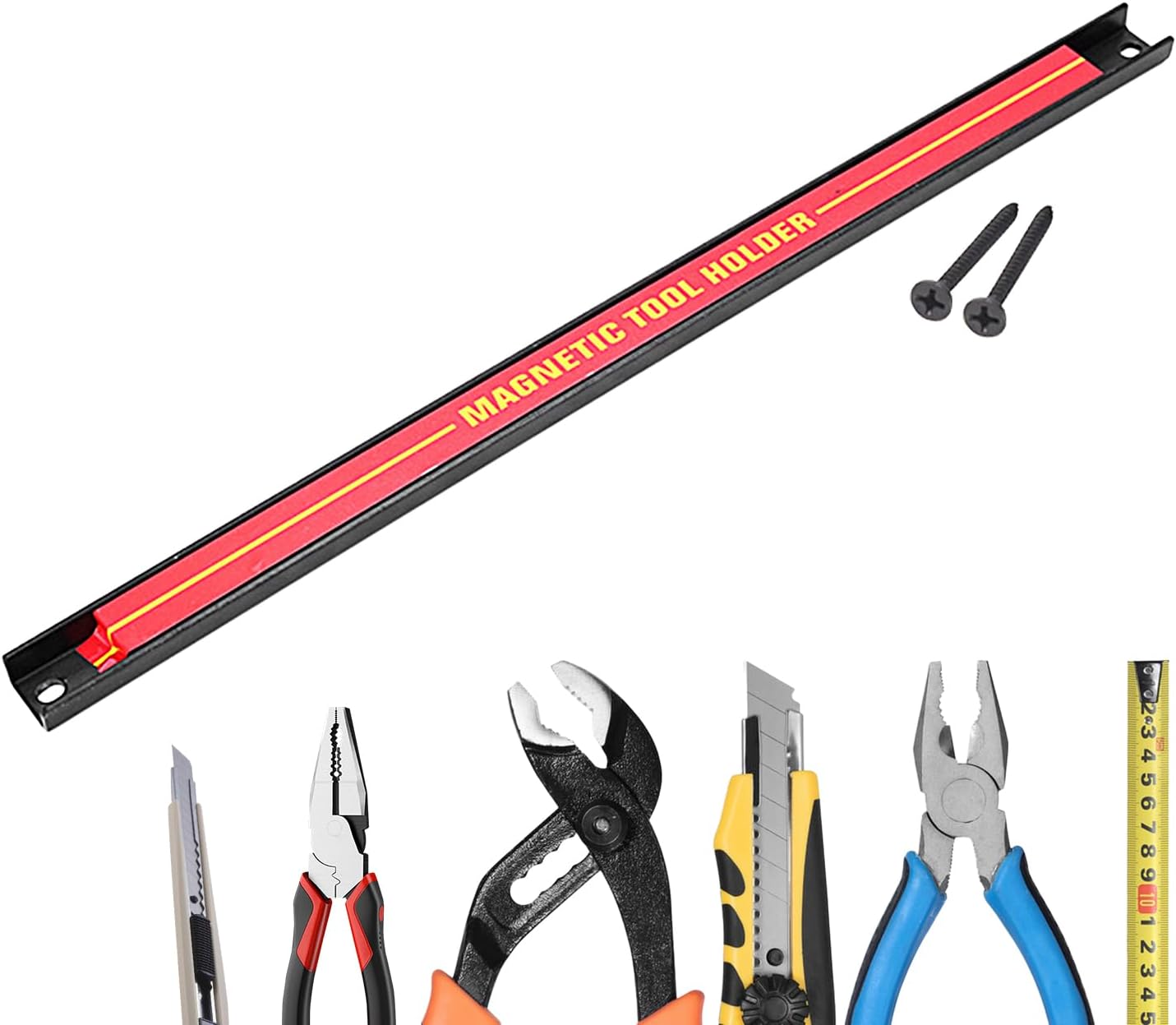  Barre Magnétique Pour Outils – Porte-outils Mural De Grande Capacité – Organiseur Gain De Place Pour Atelier, Atelier De Réparation Automobile, Maison