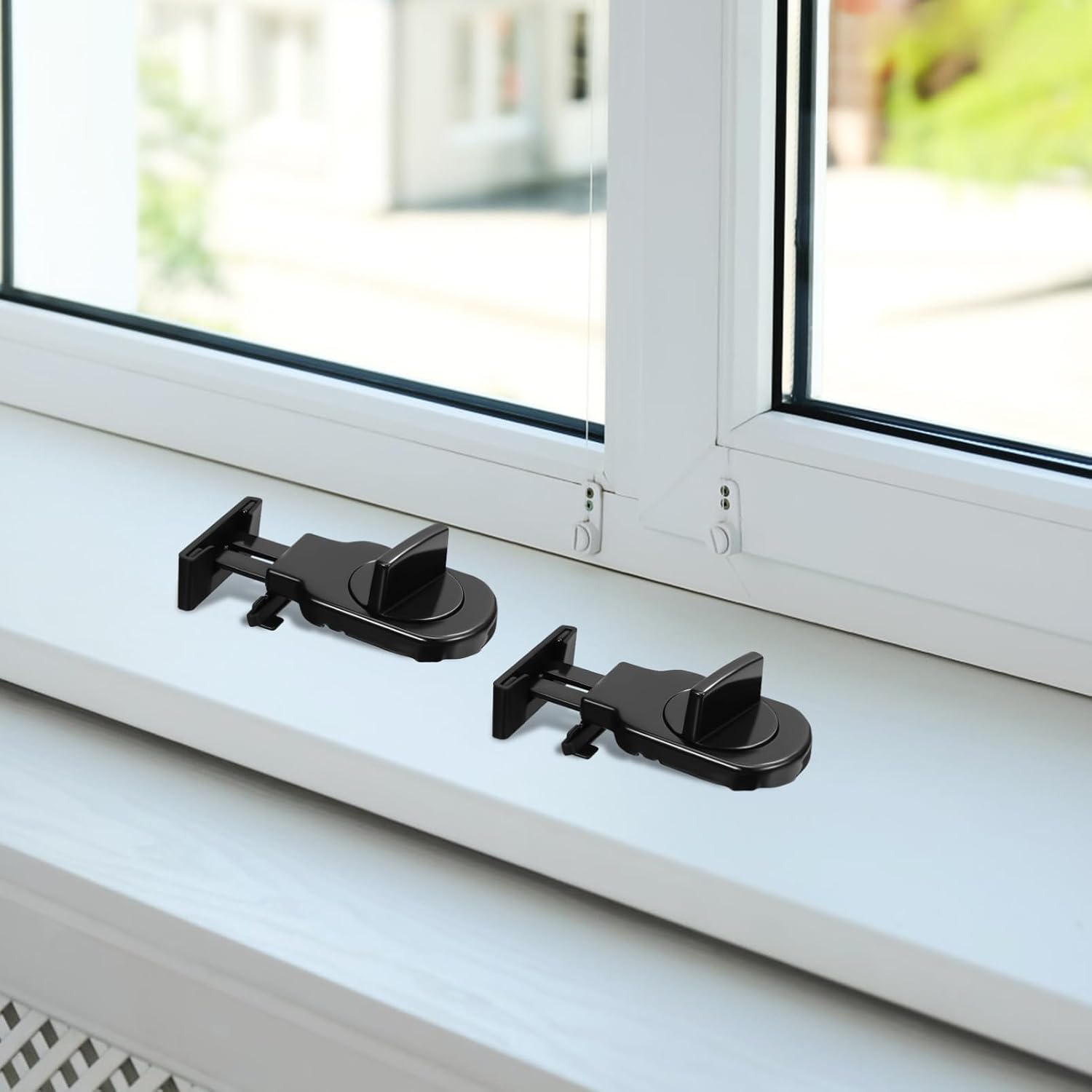  Jojofuny Sliding Window Stops D Style Window Locks Security Window Bars For Increased Security
