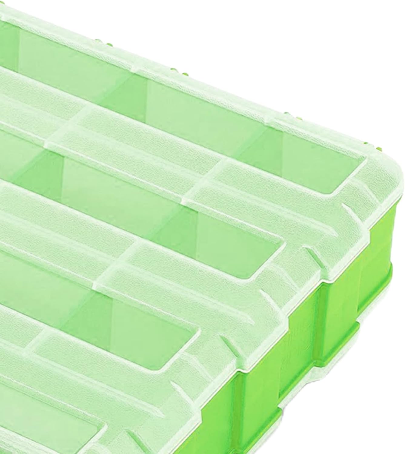 GENERIC Boîte à Outils – Boîte à Outils Portable à 34 Compartiments | Conteneur De Quincaillerie Avec Couvercle Transparent – Pour Garage, Maison, Atelier, Matériel De Quincaillerie à Ongles, écrous