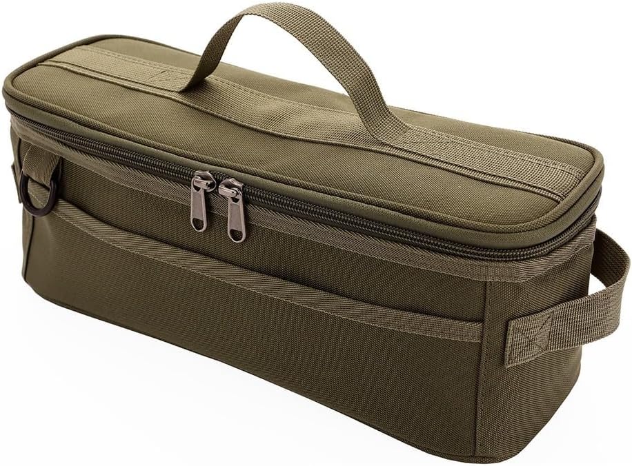  Sac De Rangement Pour Piquets De Tente De Camping, Sac De Transport Robuste En Tissu Oxford Pour Piquets, Clous, Outils De Corde, Sac Fourre-tout En PVC Résistant à L'humidité Avec