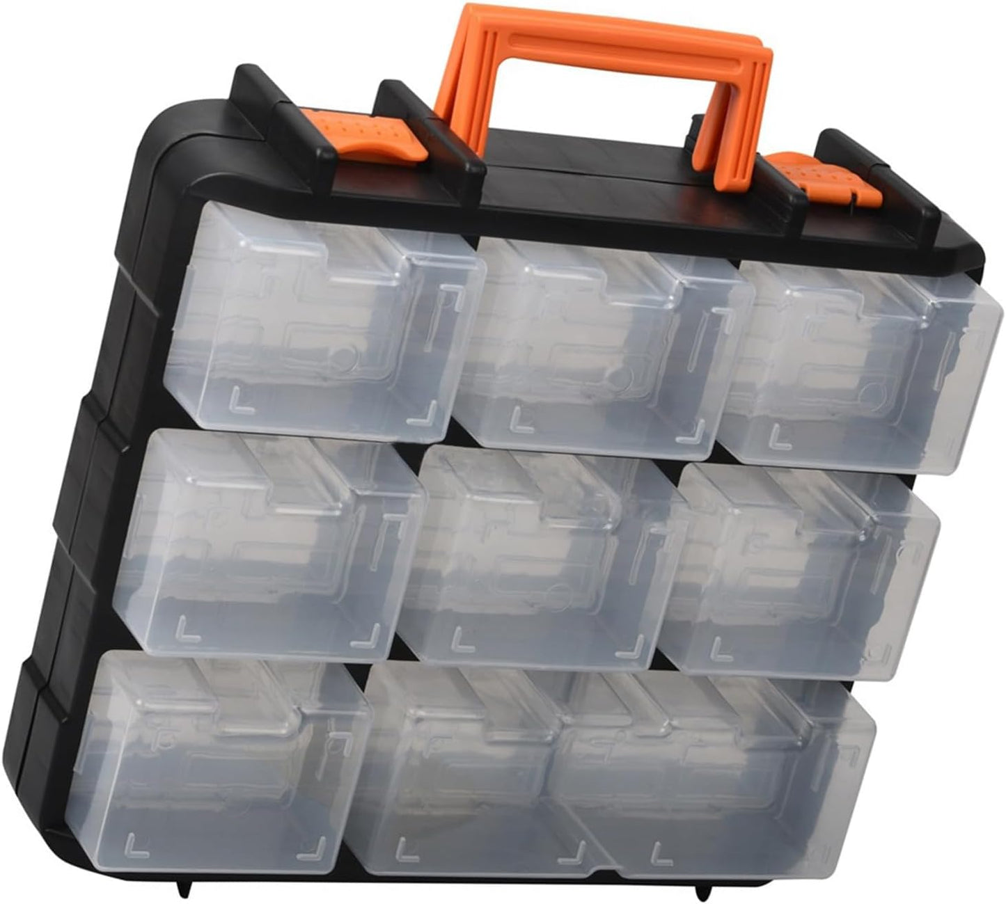  Boîte De Rangement Multifonction Avec Sections Réglables, Idéale Pour Ranger Les Attaches Et Les Petits Accessoires, Boîte à Outils Multi-compartiments