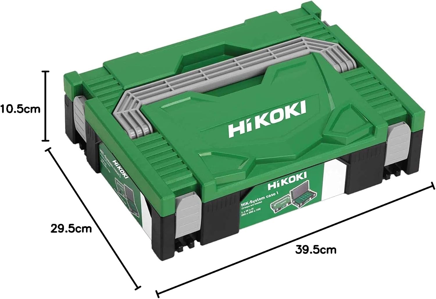 Hikoki Hitachi Boîte à Outils HIT-System Case I, Vert/Noir