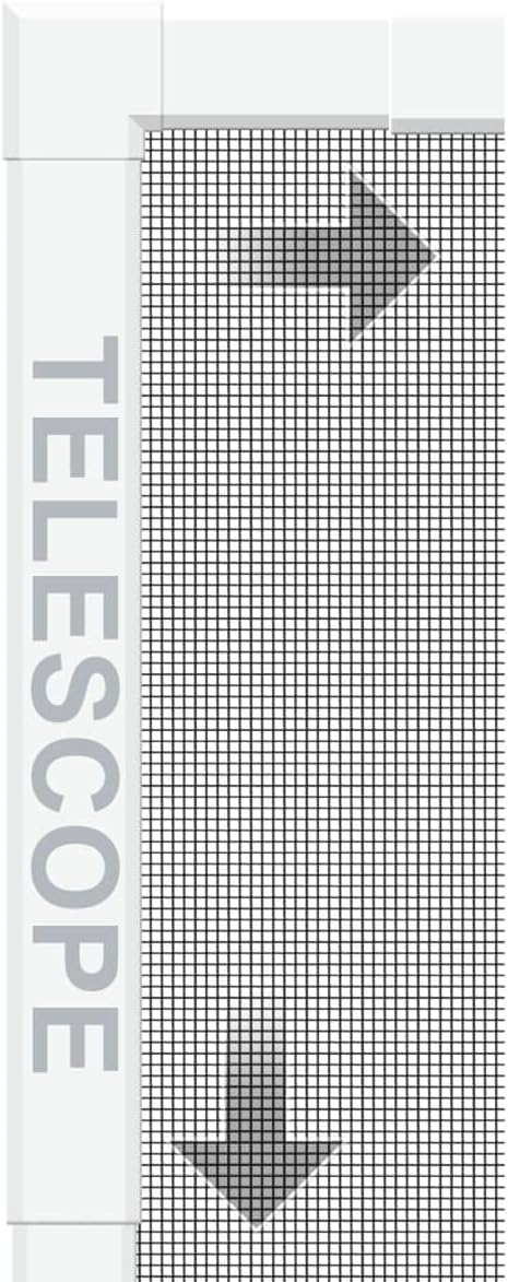  Schellenberg 70082 Telescopic Window Mosquito Net Fibreglass With Aluminium Frame Extendable Adjustable 100 X 120 Cm White