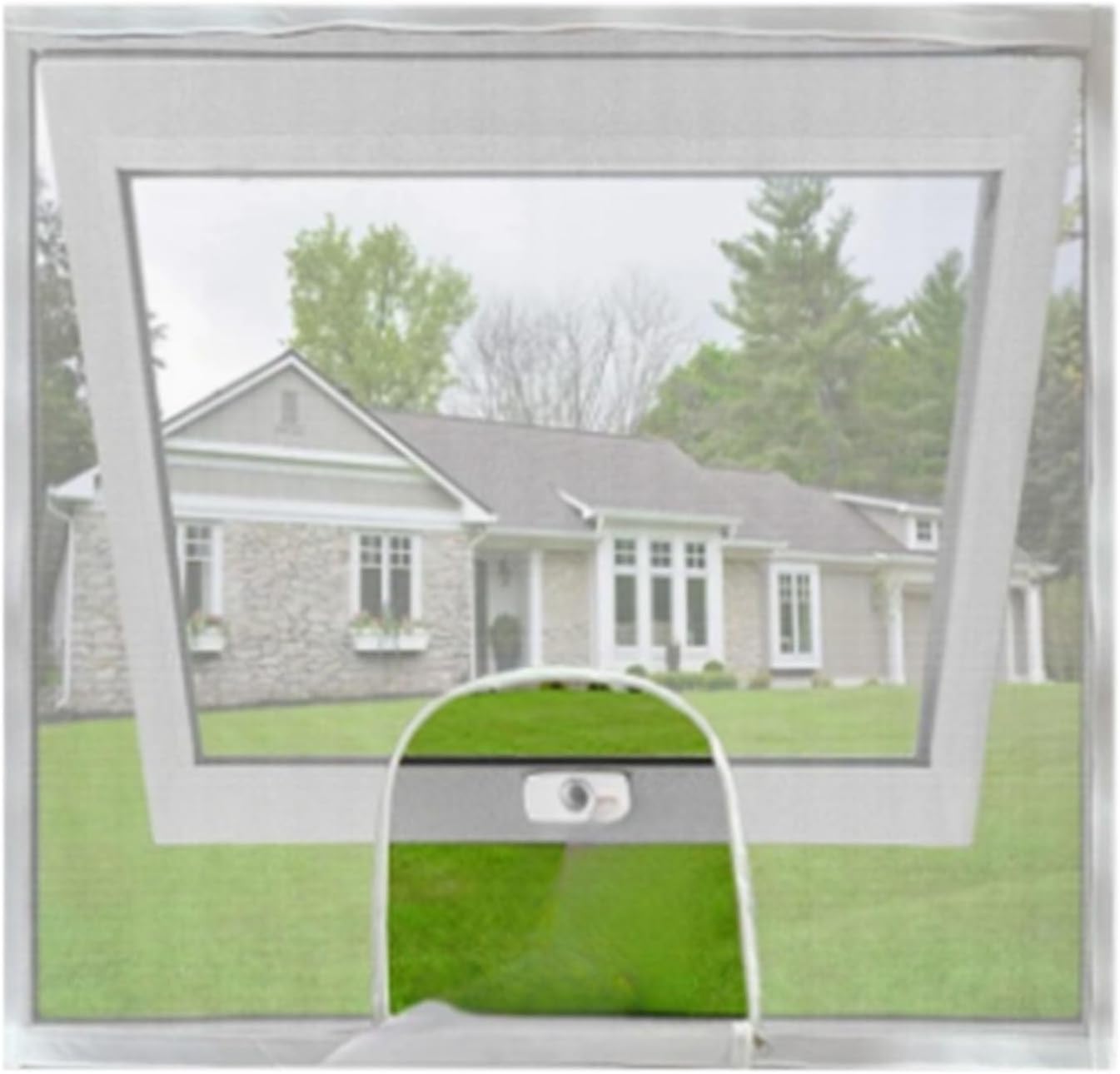  Mailles En Fibre De Verre Personnalisables Pour Une Installation Facile - Respirant Avec Fermetures éclair - Moustiquaire De Fenêtre En Fibre De Verre - Filet De Ventilation - Outil