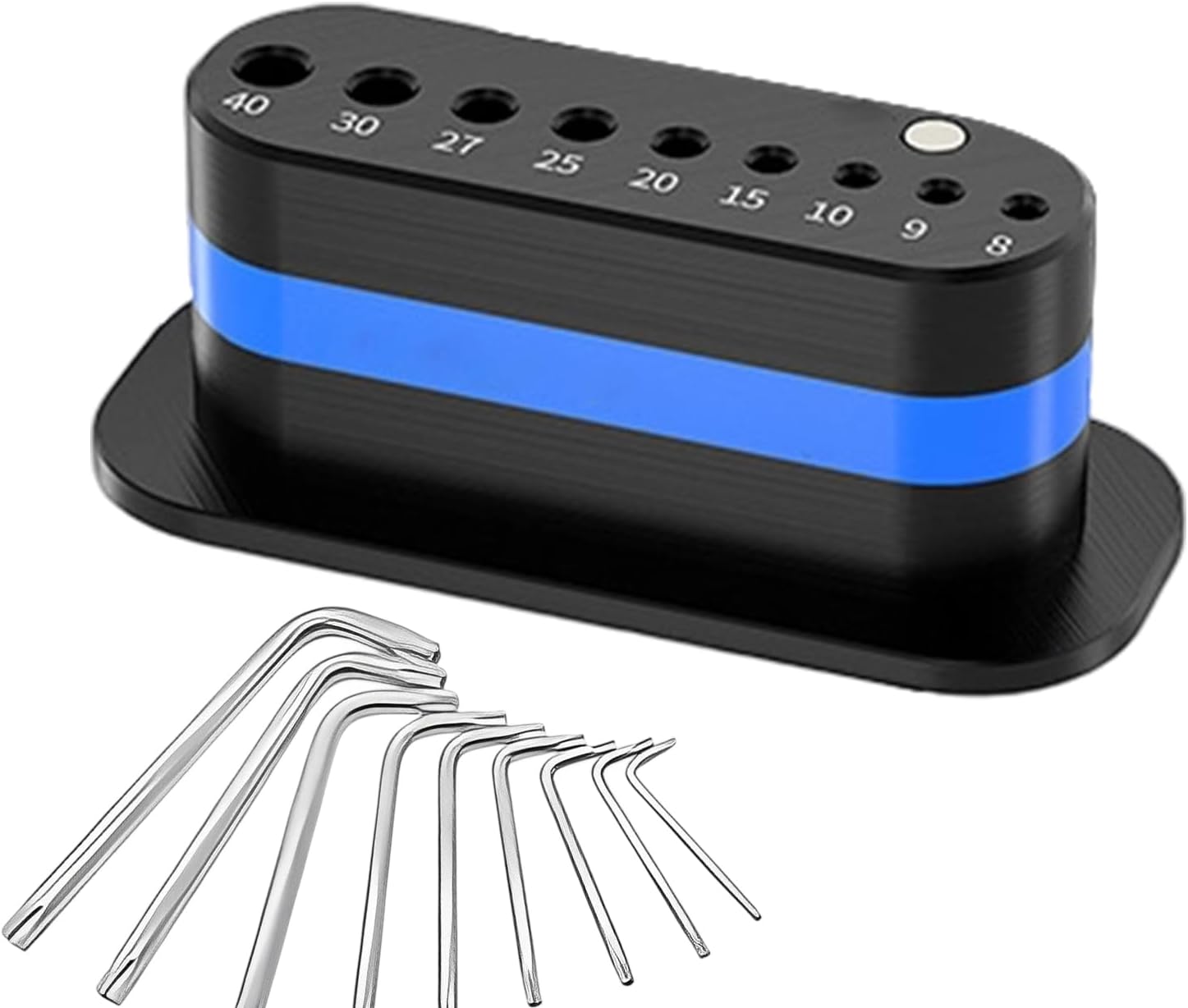  Support Pour Clés Allen,Support En L Pour Clés - Porte-Clés à Libération Rapide Antidérapant Pour Garage Atelier Chariot à Outils Bureau