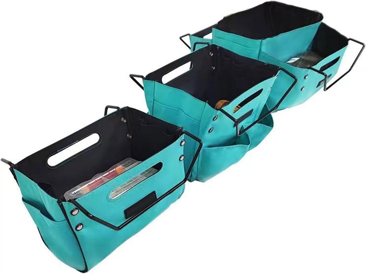  Pochettes à Outils De Réparation Compactes Avec Systèmes De Fermeture éclair Sécurisés, Organisateurs D ' Outils En échelle, Conception Portable Et Pliable, Facile à Transporter