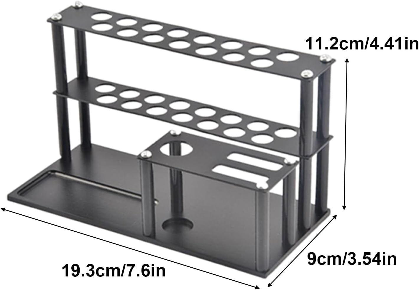  Support De Rangement Pour Tournevis De Bureau, Support à Outils En D'aluminium Avec Plateau à Vis Intégré, Organisateur Pour Tournevis, Pinces, Ciseaux Et Outils De Réparation De Voiture