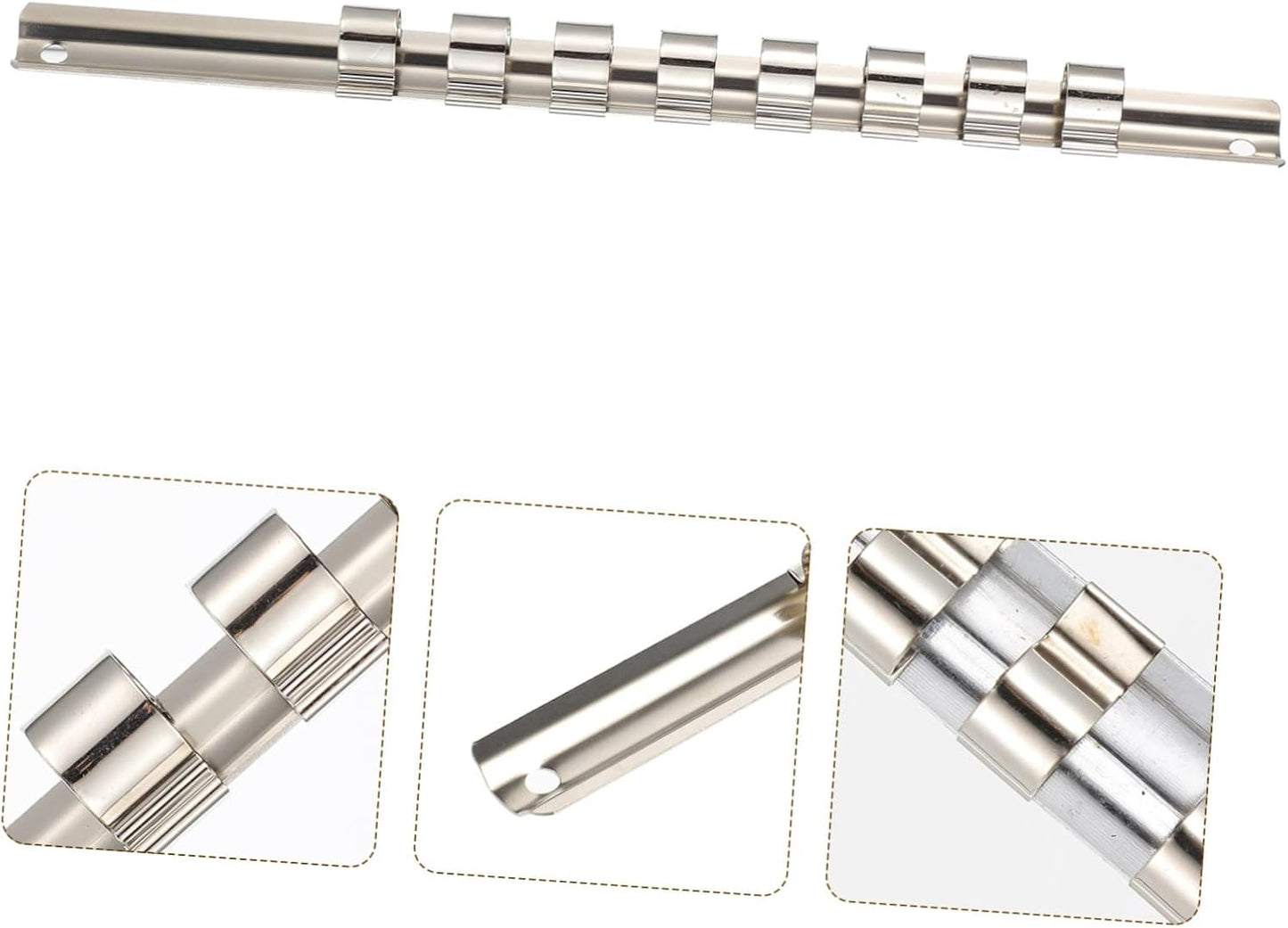  Gatuida 2ensembles Organisateur De Douilles Multifonctionnel Support De Rangement Pour Boîte à Outils Compatible Avec Douilles De Longueurs Pratique