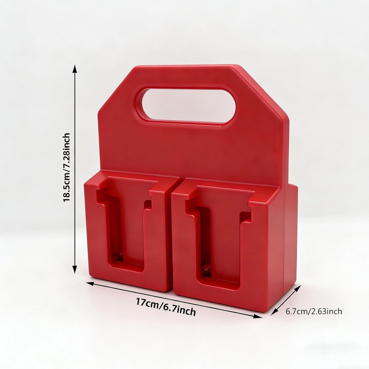  Support De Rangement De Batterie Avec Mécanisme De Verrouillage Pour Un Maintien Organisé Et Sécurisé Des Batteries D'outils 18 V