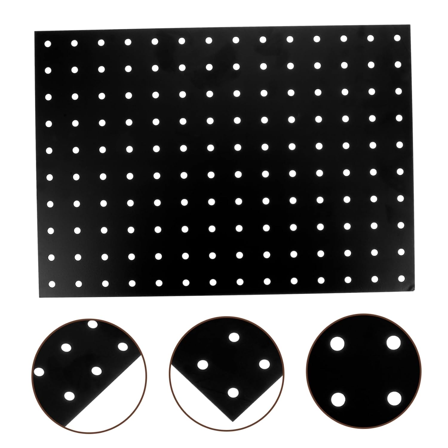  Gatuida Perforated Metal Wall Sign Garage Tool Organizer Heavy Duty Multi-Hole Easy To Install Wall Space