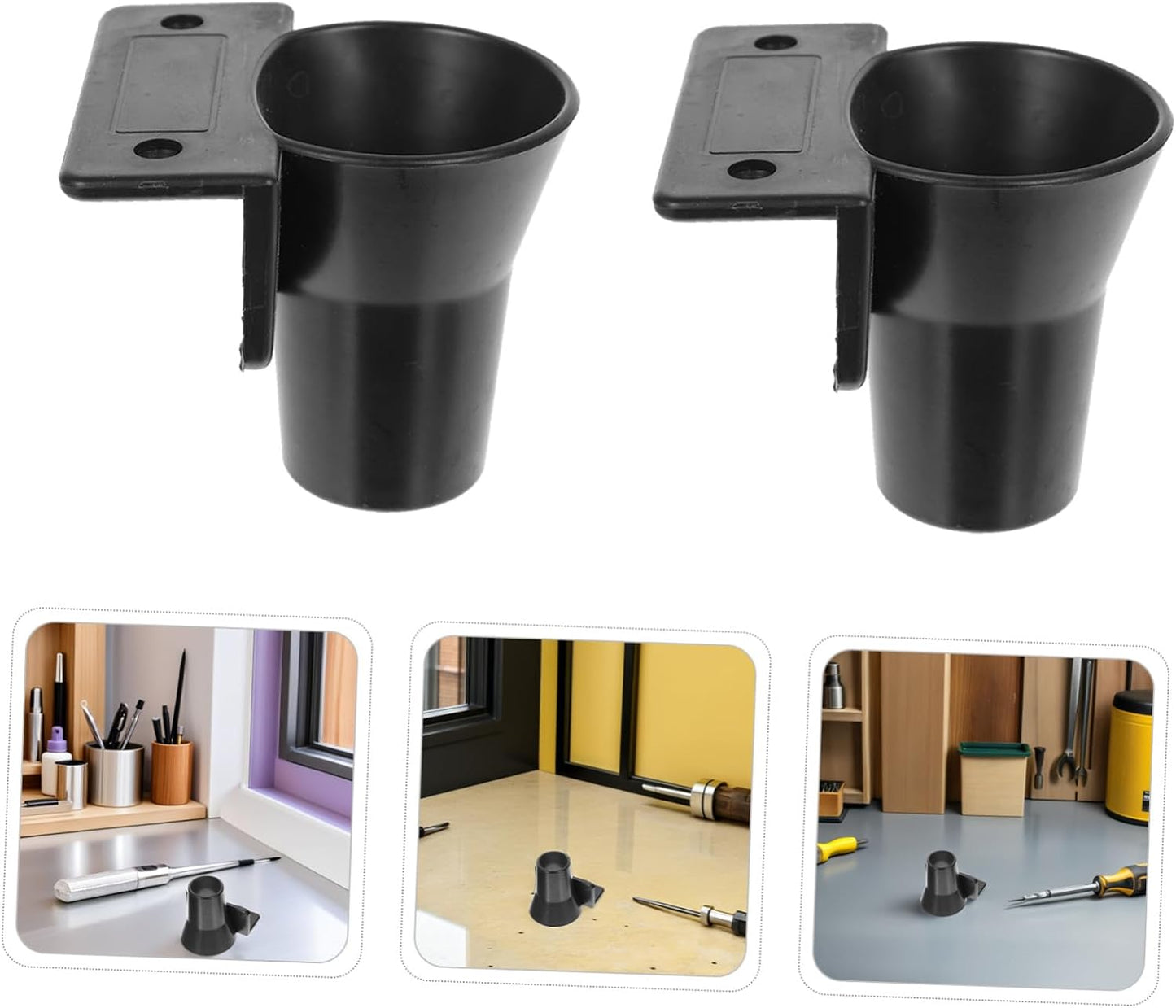  Gatuida 4pcs Wall Mount Power Tool Holder Heavy Duty Storage For Screwdriver Drill And Power Tools Space Saving Workshop Garage Compatible Multitools
