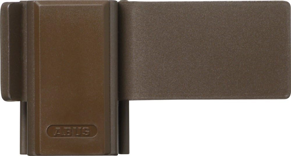  ABUS Additional Window Lock SW10 - Window Lock To Be Assembled Without Drilling The Window Frame - Security Level 4 - 10446 - Brown