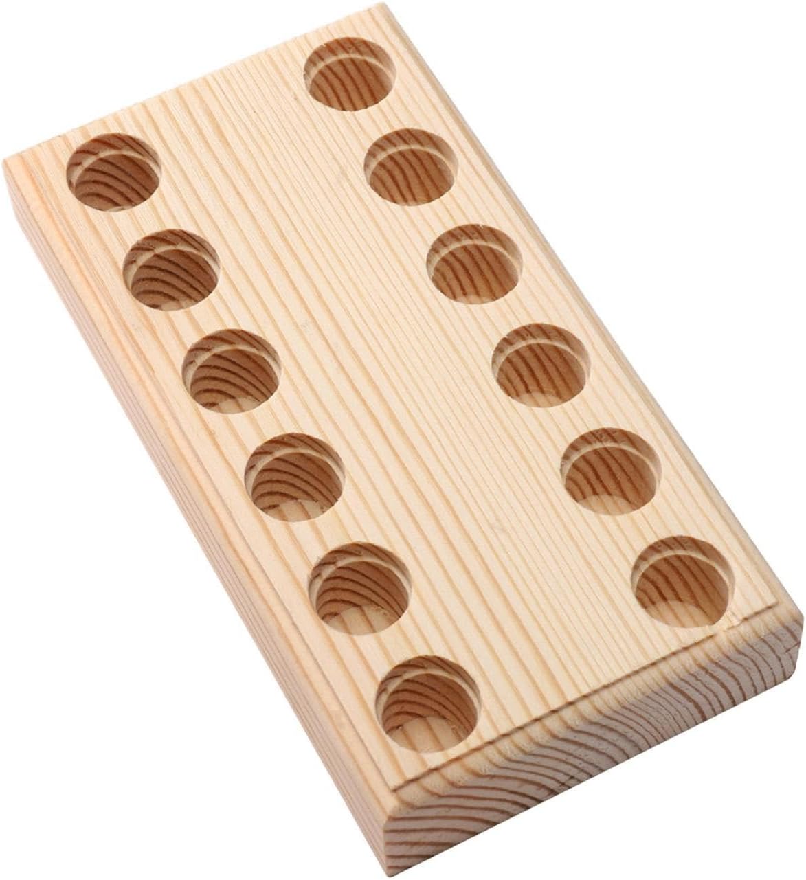  Range-Pinces,Plateau De Rangement En Bois Avec Fentes Multiples Pour Pinces | Organiseur Pour Outils De Perlage - Pour Garage, Établi, Armoire, Service Mécanicien, Travaux Construction