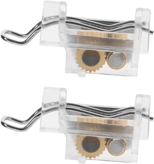  Gatuida Lot De 2 Verrous De Cordon En Abs Pour Stores Plissés Et Romains, Accessoires De Quincaillerie Pour Rideaux, Verrouillage Sécurisé Sans Outil, Pour Fenêtres Et Décoration,