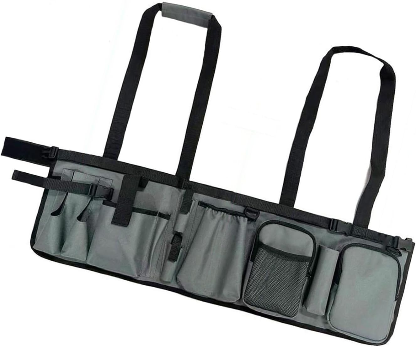  Seau De Rangement Portable Pour Outils, Tissu Ciré, Design De Soutien Automatique, étanche, Fonction Pour Atelier, Camping, Activités, Sac Pliable, Garage, Sac Organisateur De Bricolage