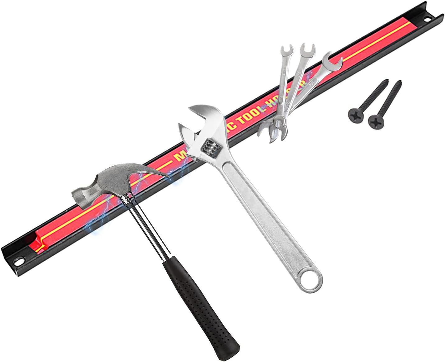  Barre Magnétique à Outils, Barre Magnétique Pour Outils, Porte-outils Mural De Grande Capacité, Barre à Outils En Métal Pour Atelier, Maison, Organisateur D'outils De Réparation
