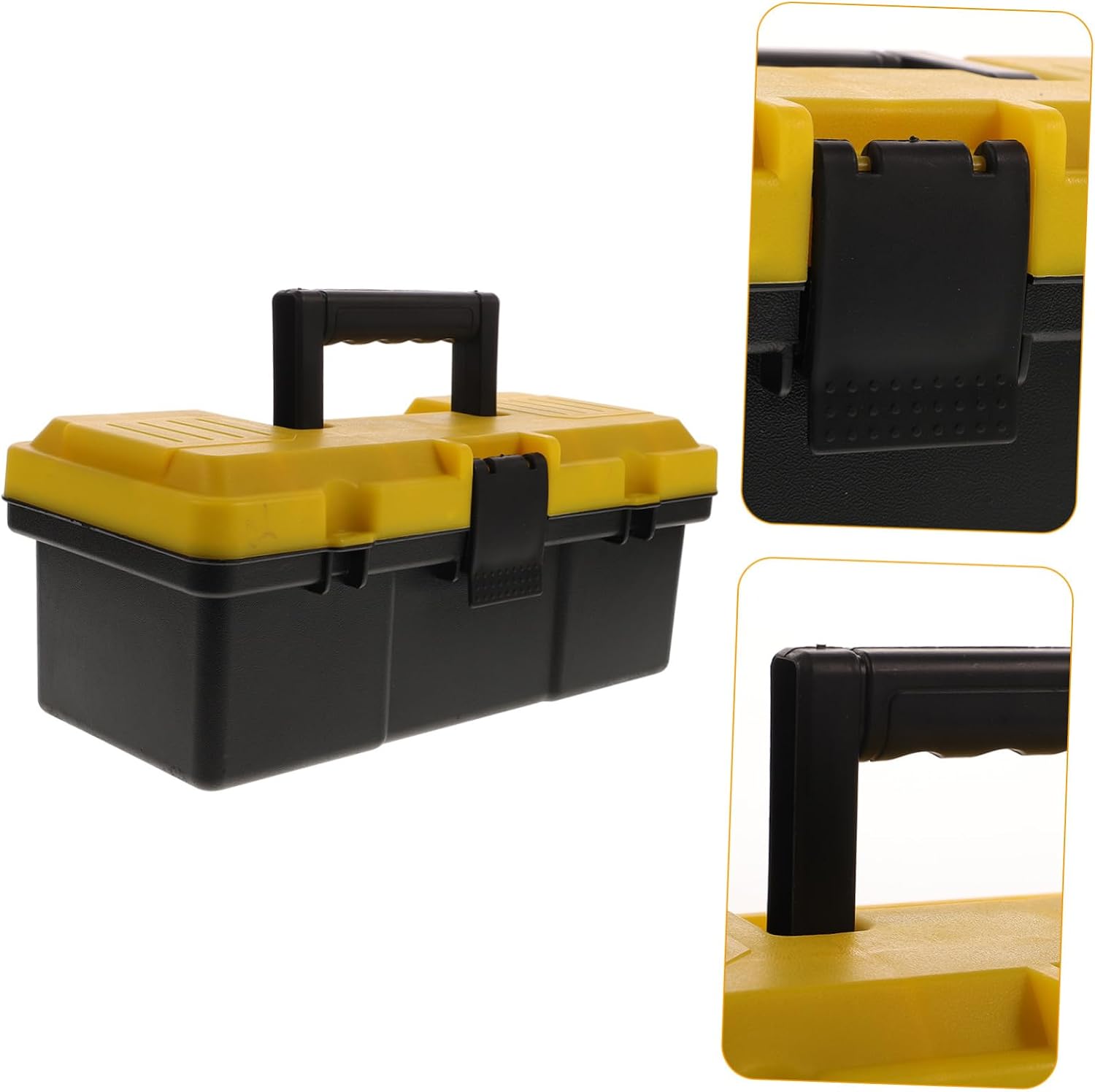  Angoily Boîte à Outils De Rangement En Plastique, Valise Portable Pour Voiture, Grosse Capacité, Prise En Main Confortable, Finition Soignée