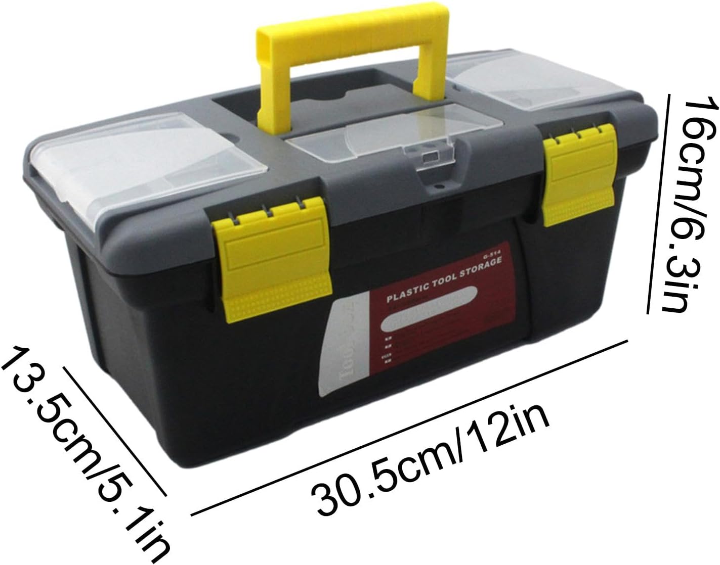  Coffre à Outils Multifonction, Boîte à Outils De Grande Capacité, Organisateur D'outils Ménagers, Boîte à Outils De Voiture Pour Le Rangement D'artisanat, Boîte De Rangement D'outils Portable