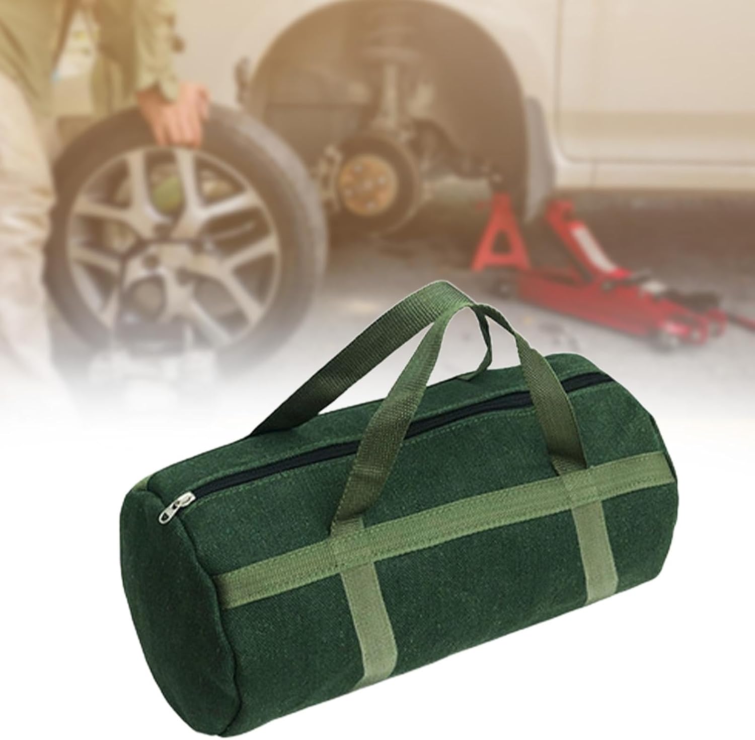  Generic Sac De Rangement Pour Outils, Sac à Outils En Toile épaisse, étui à Outils, Sac à Outils Pour Charpentiers, 70x30cm