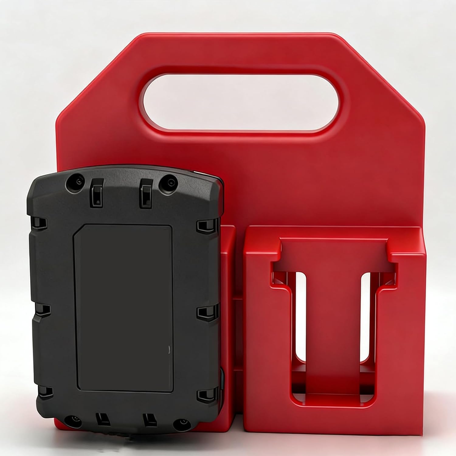  Support De Rangement De Batterie Avec Mécanisme De Verrouillage Pour Un Maintien Organisé Et Sécurisé Des Batteries D'outils 18 V