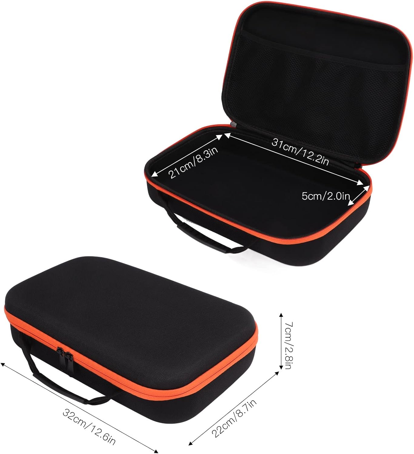  Dilwe Sac à Outils, étui De Rangement En EVA Composite En Tissu Oxford Avec Poignée Et Design En Maille Pour Meuleuse électrique Et Perceuse (longue)