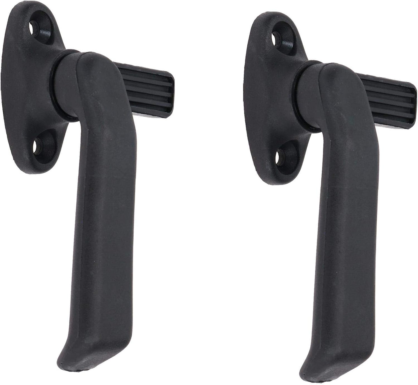 AB Tools Lot De 2 Loquets à Levier De Fenêtre Gauche En Polypropylène Noir