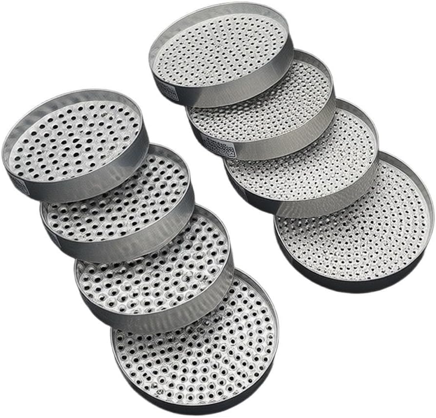  Plateau De Rangement De Vis En Alliage De Zinc Empilable Pour Atelier D'usine Avec Trous Inclinés Pour Un Placement Précis Et Un Rangement Efficace Argenté M50a (M50A)