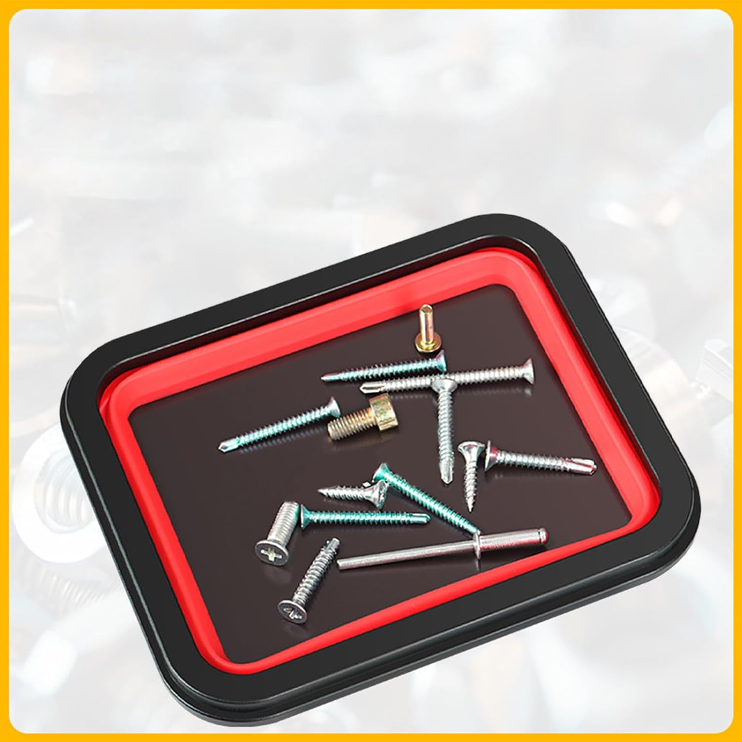  Générique Bac Magnétique Pour Boulons,Ensemble De 3 Plateaux Organisateurs Magnétiques Pour Pièces | Organisateur D'outils Pliable Pour Tri Vis Écrous Atelier Garage De Réparation