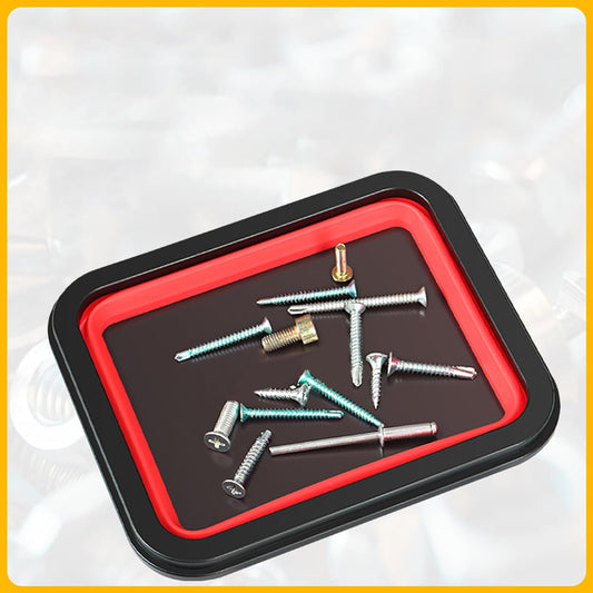  Générique Bac Magnétique Pour Boulons,Ensemble De 3 Plateaux Organisateurs Magnétiques Pour Pièces | Organisateur D'outils Pliable Pour Tri Vis Écrous Atelier Garage De Réparation