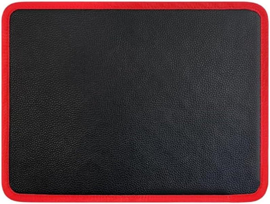  Tapis Porte-outils Magnétique Pour Réparation De Voiture | Organiseur De Plateau De Tournevis 3 Pièces Avec Maintien Sûr Pour Clés Et Petites Pièces | Rouge Et Noir Atelier (S)
