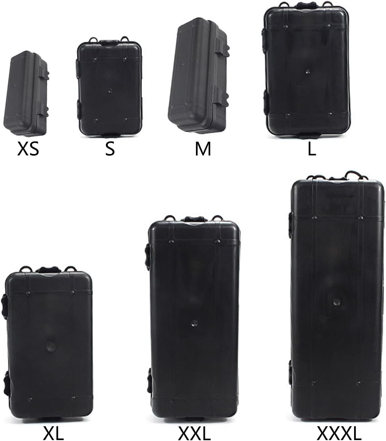  Mallette De Rangement Imperméable Pour Outils, Boîte De Lampe De Poche, Camping En Plein Air, Survie, Résistante Aux Chocs, Boîte De Rangement Scellée, équipement De Camping