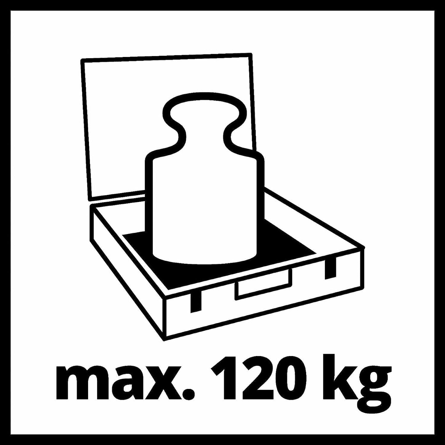  Original Einhell Mallette E-Case L (120 Kg Max, Rangement Et Transport Universels D’outils Et Accessoires, à Empiler Et Associer)