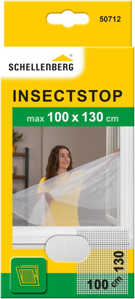  Schellenberg 50712 Insect Screen For Windows 100 X 130 Cm White