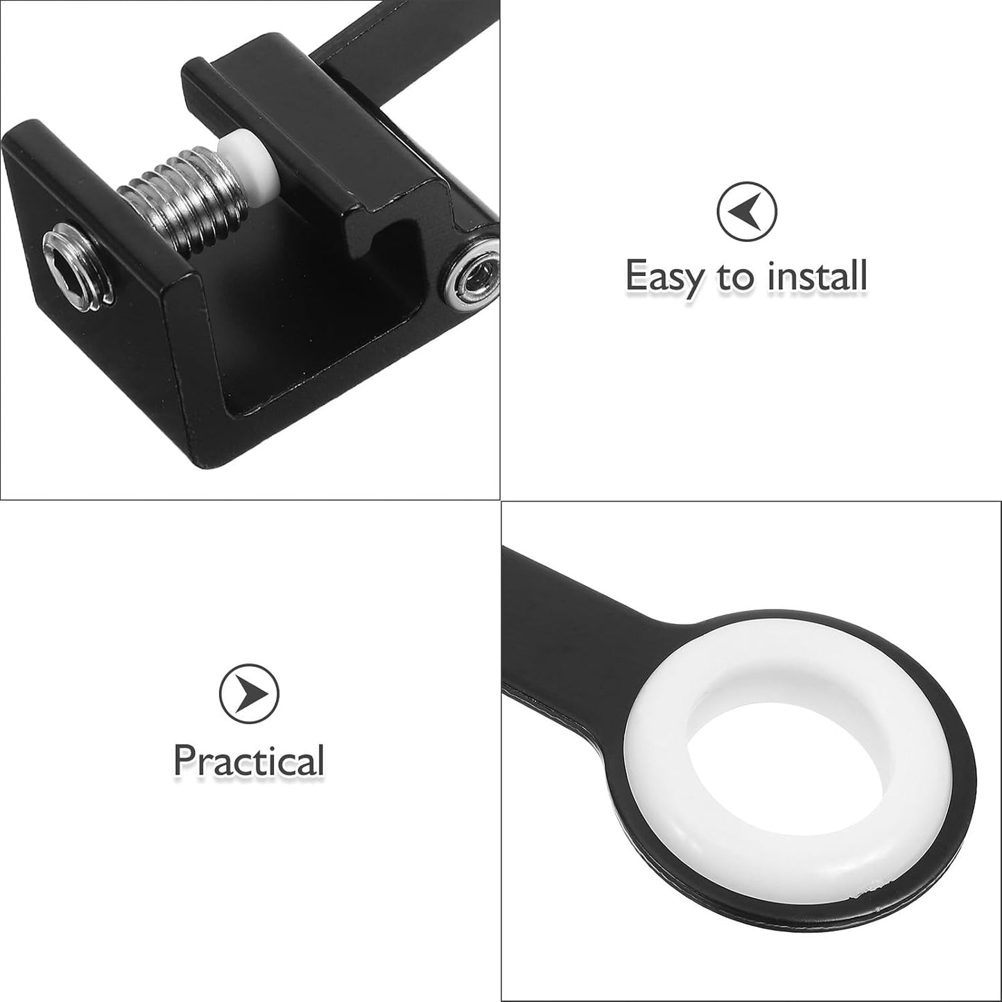  Artibetter Verrou De Sécurité Anti-vol Pour Fenêtre En Alliage D'aluminium Noir, Limiteur De Fenêtre 0-15mm Et Sécurité Installation Facile Garçon Et Filles Pour Maison