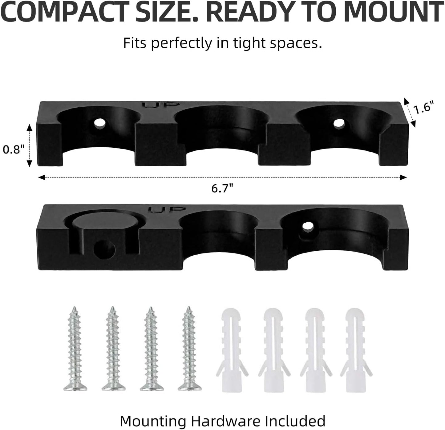  Support Mural Pour Aspirateur DEWALT (DCV501HB), Accessoires, Support De Rangement Pour Rangement De 6 Accessoires, Porte-outils Peu Encombrant Pour Garage Et Atelier