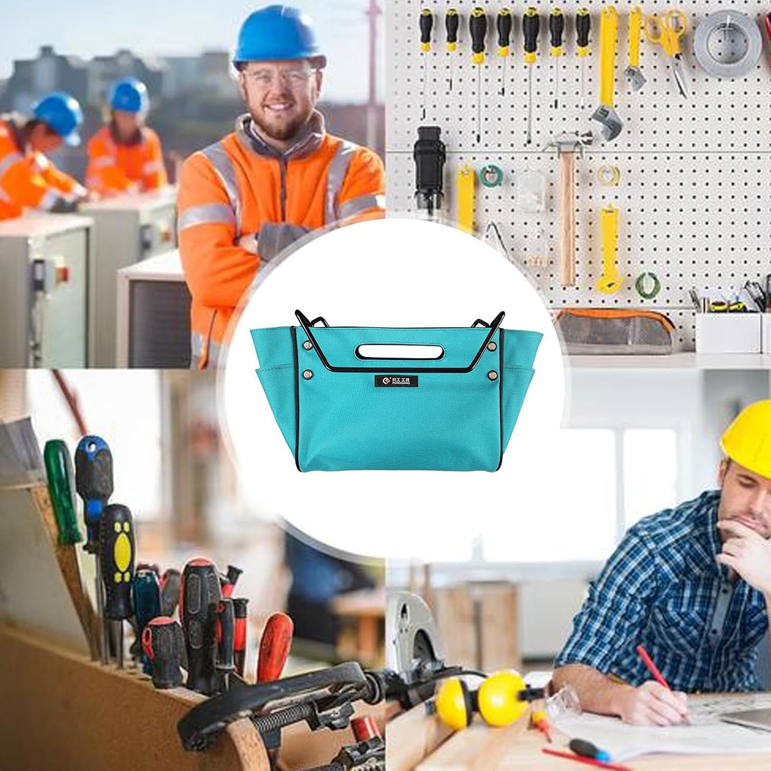  Porte-outils Pour échelle - Sac De Rangement Pour échelle Télescopique - Pour Peintres, Propriétaires De Maison, Techniciens, Couvreurs, Jardiniers, Ateliers, Garage, Entrepôt
