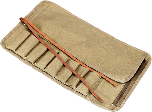  Sac à Outils Compact En Toile Avec 8 Sections Séparées, Parfait Pour Ranger De Petits Outils De Jardinage Et D'atelier, Sac à Outils économiseur D'espace
