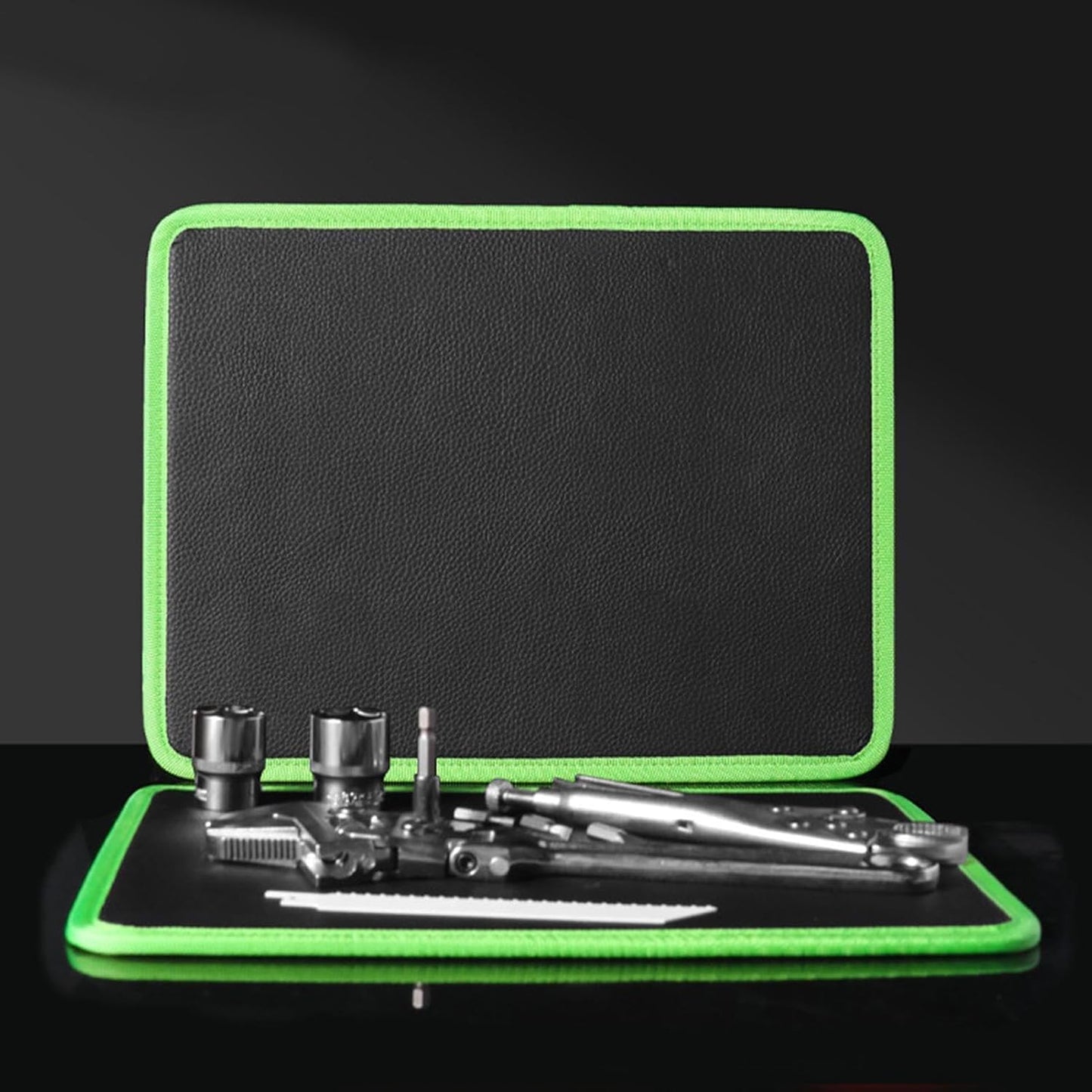  Organiseur Magnétique Flexible Pour Outils, 32 X 24 X 0,7 Cm, Plateau De Maintien Flexible, De Rangement Pour Vis, établi De Réparation De Moteur, Tapis De Sol