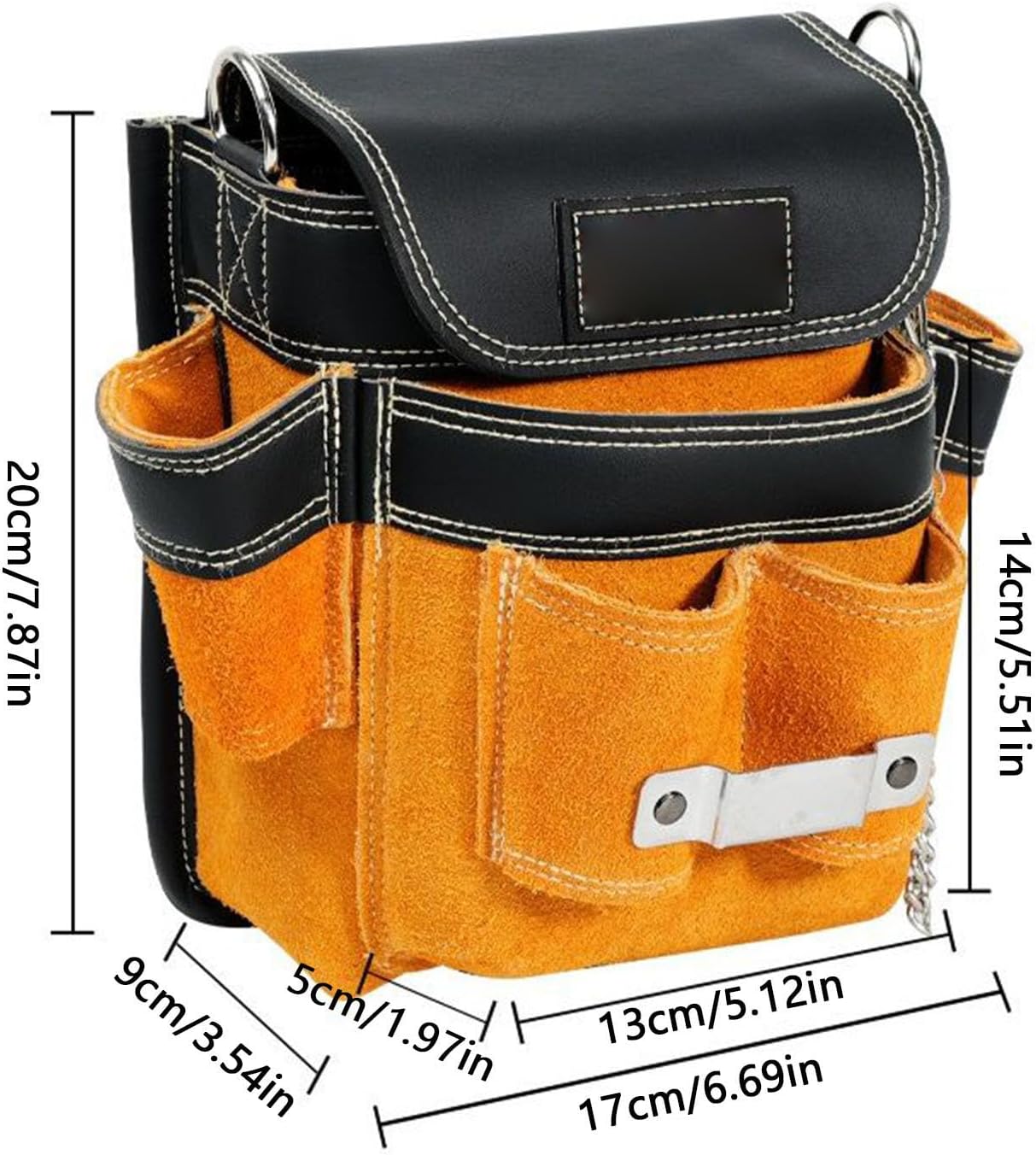 GENERIC Sacoche à Outils Pour Ceinture - Ceinture étanche à La Hanche | Sac De Travail étanche Avec Bandoulière Pour Hommes,Pour Les Travaux De Construction De Réparation D'entretien électrique